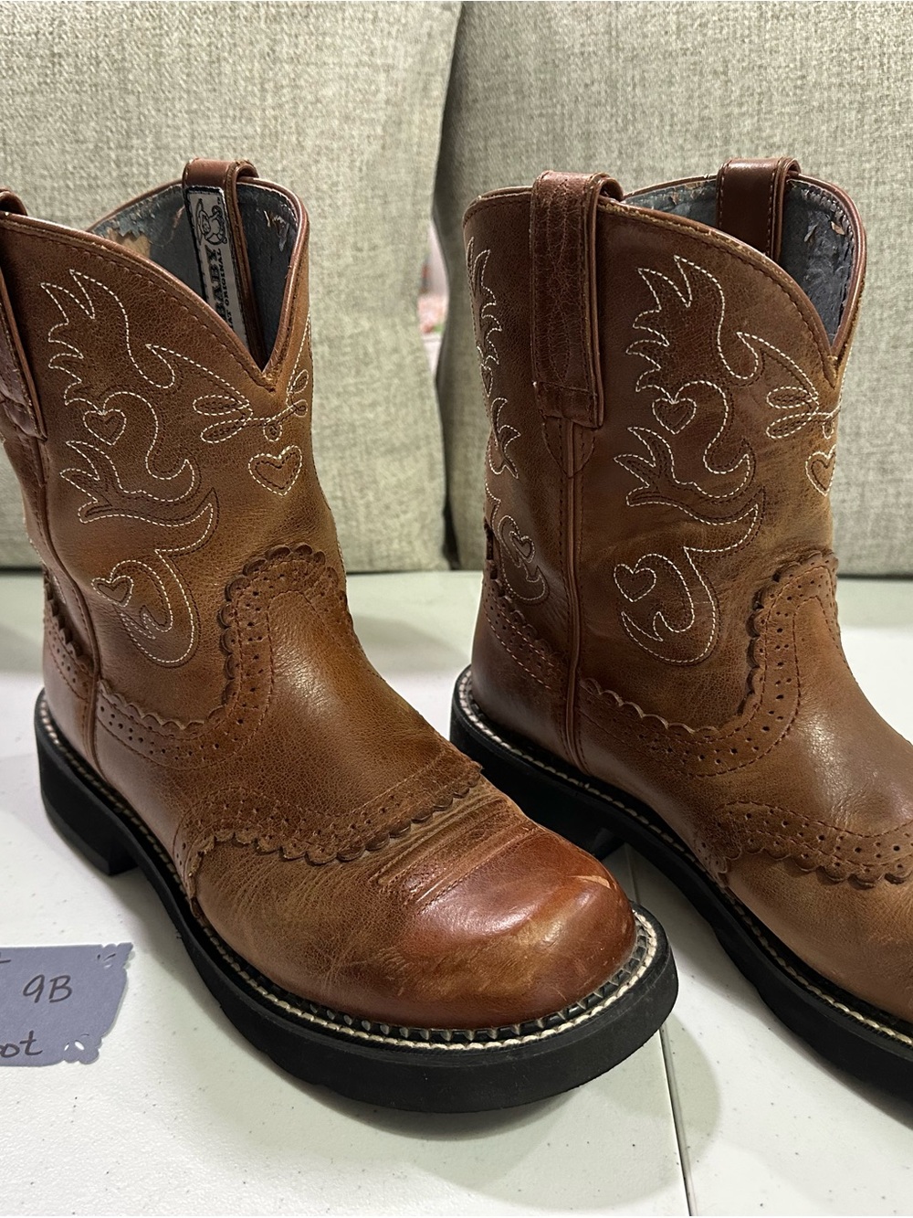 ARIAT WOMEN'S FATBABY WESTERN BOOTS - ROUND TOE